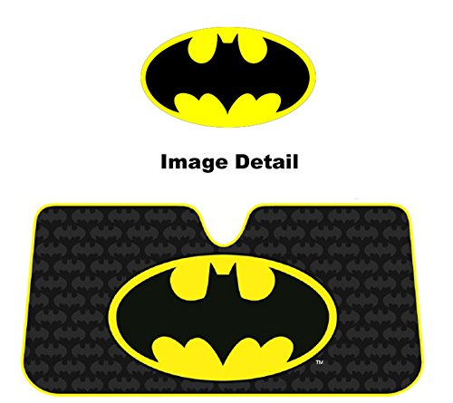Product Cover Plasticolor 003713R01 Batman Accordion Style Car Truck SUV Front Windshield Sunshade