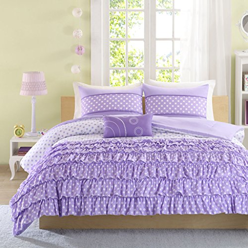 Product Cover Mizone MZ10-231 Comforter Set, Twin/Twin X-Large, Purple
