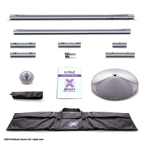 Product Cover X-POLE Starter Package - Direct from Manufacturer (XPert 45mm Chrome Spinning/Static Portable Dance Pole + 2oz X-Dry + Instructional DVD) - Buy The Genuine Product from The USA