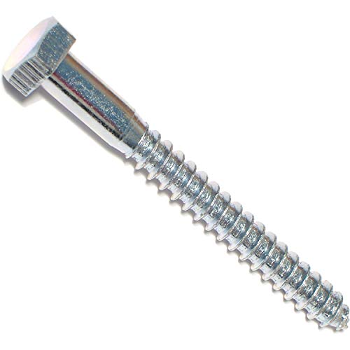 Product Cover Hard-to-Find Fastener 014973455514 Hex Lag Screws, 5/16 x 3, Piece-12