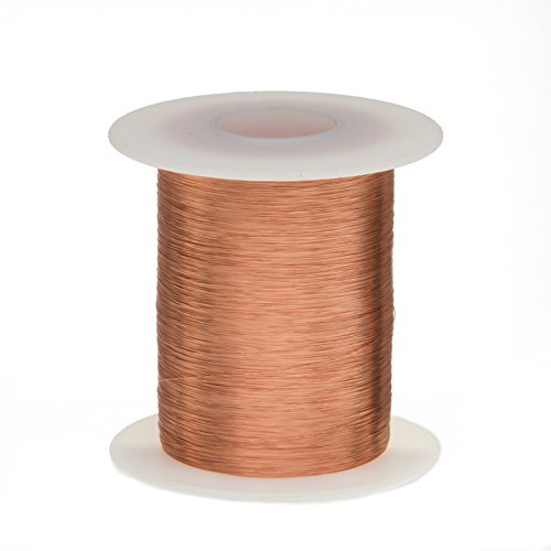 Product Cover Remington Industries 34SNSP.25 34 AWG Magnet Wire, Enameled Copper Wire, 4 oz, 0.0069
