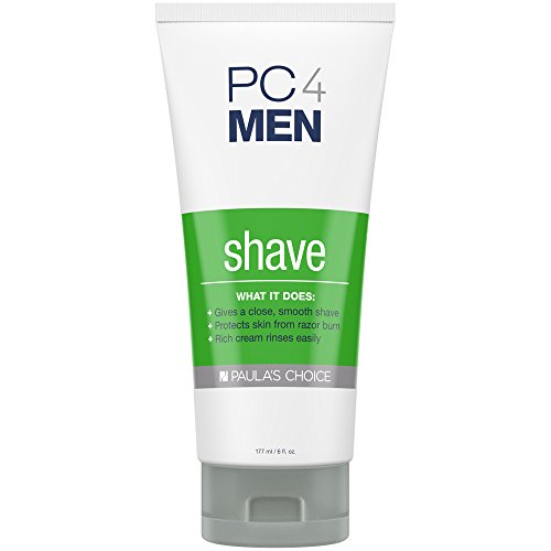 Product Cover Paula's Choice PC4MEN Unscented Shaving Cream with Coconut Oil, Licorice Extract & Aloe, Fragrance Free for Sensitive Skin, 6 Ounce
