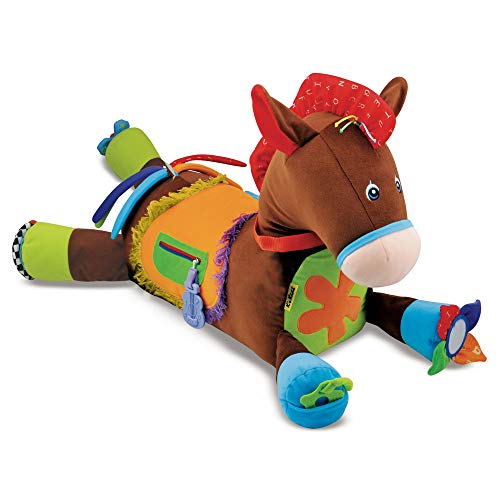 Product Cover Melissa & Doug Giddy-Up & Play Baby Activity Toy (Multi-Sensory Horse, Great Gift for Girls and Boys - Best for Babies and Toddlers, 9 Month Olds, 1 and 2 Year Olds)