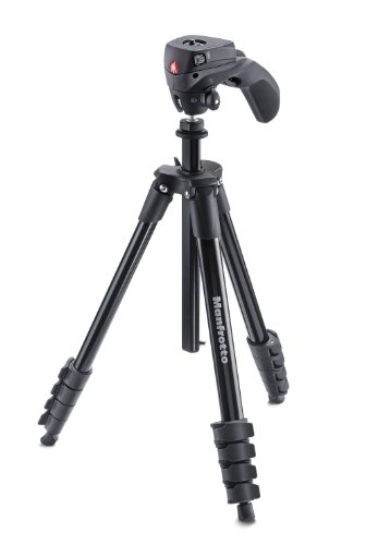 Product Cover Manfrotto MKCOMPACTACN-BK Compact Action Tripod (Black)
