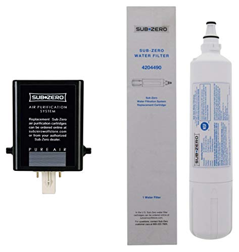 Product Cover Sub-Zero Refrigerator Replacement Water and Air Filter Combo Pack 4204490 7007067