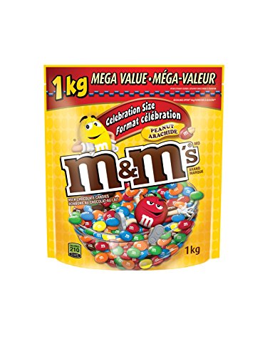 Product Cover M&M's Peanut Candies Celebration Size Stand up Pouch 1kg