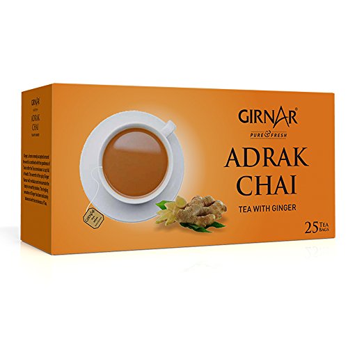 Product Cover Girnar Adrak (Ginger) Tea Bags, (25 Tea Bags)