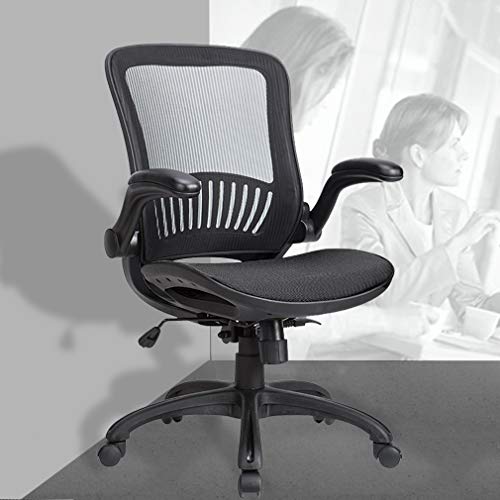 Product Cover BestOffice Executive Rolling Swivel Ergonomic Computer Lumbar Support Task Mesh Desk Chairs for Women, Men, Black