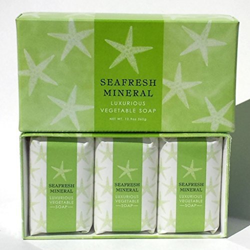 Product Cover Greenwich Bay Trading Co. Luxurious Vegetable Soap, 12.9 Ounce, Seafresh Mineral, 3 Pack