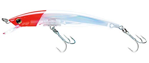 Product Cover Yo-Zuri Crystal 3D Minnow Floating Lure, Red Head, 4-3/8-Inch
