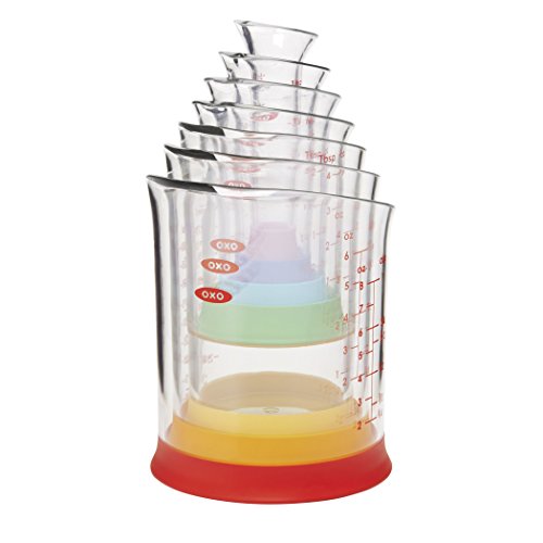 Product Cover OXO Good Grips 7-Piece Nesting Measuring Beaker Set, Multicolored