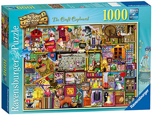 Product Cover Ravensburger The Craft Cupboard Puzzle 1000 Piece Jigsaw Puzzle for Adults - Every piece is unique, Softclick technology Means Pieces Fit Together Perfectly