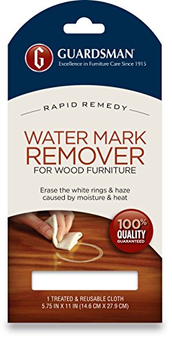 Product Cover Guardsman Water Mark Remover Cloth - Erase White Rings & Haze Caused By Moisture and Heat - Reusable - 405200