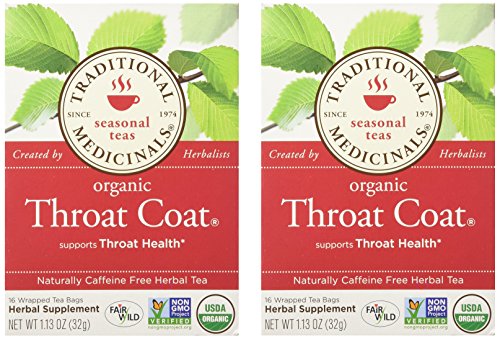 Product Cover Traditional Medicinals Throat Coat 16 Ct (2 Pack)