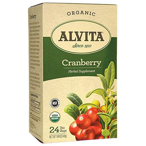 Product Cover Alvita Tea Organic Cranberry Herbal Tea Bags, 24 Count