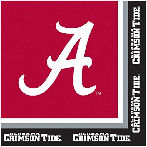 Product Cover Creative Converting 660697 Napkins University of Alabama Crimson Tide,20 Count