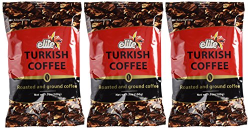 Product Cover Elite Turkish Coffee Roasted and Ground 3.5 Ounce (3 Pack)