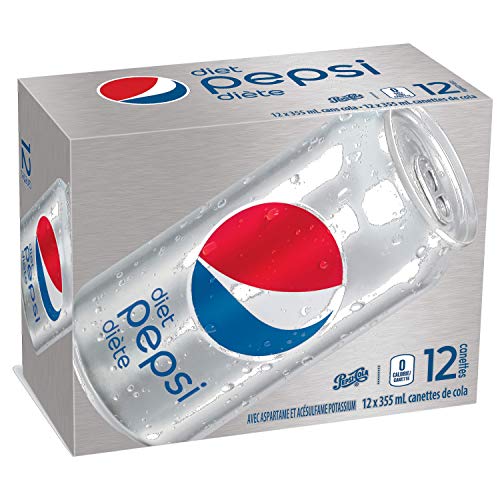 Product Cover Diet Pepsi Cans,  355mL, 12 Pack