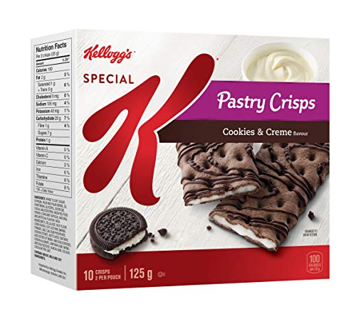 Product Cover Kellogg's Special K Pastry Crisps, Cookies & Creme Flavour - 125g 10 Bars