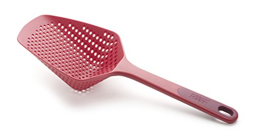 Product Cover Joseph Joseph 10064 Scoop Colander Strainer Slotted Spoon, Large, Red