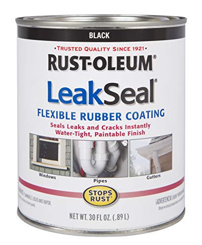 Product Cover Rust-Oleum 271791 Leak Seal Flexible Rubber Coating Sealant, Black
