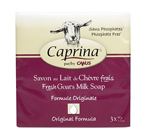 Product Cover Caprina Canus Original Formula Fresh Goat's Milk Soap, 6 bars 3.2 oz each