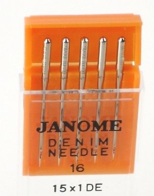 Product Cover Janome Sewing Machine Needle Denim Size 16