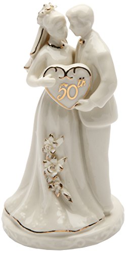 Product Cover Cosmos Gifts 30715 Ceramic 50th Anniversary Couple Figurine, 4-3/4-Inch