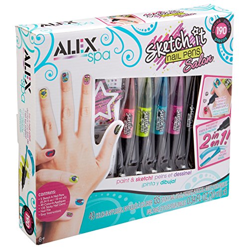Product Cover Alex Spa Sketch It Nail Pens Salon Girls Fashion Activity