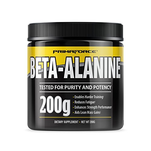 Product Cover PrimaForce Beta-Alanine Powder Supplement, 200 Grams - Enables Harder Training / Improves Muscle Gains / Increases Workout Capacity / Reduces Muscle Fatigue