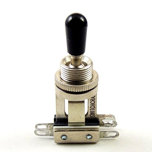 Product Cover Switchcraft Short-Frame Toggle Switch w/ Black Switch Tip