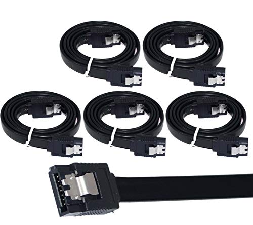 Product Cover Storite Straight Compatible up to S-ATA/600 Compatible with SATA I and SATA II - (5 Pack)