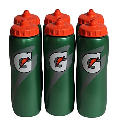 Product Cover Gatorade 32 Oz Squeeze Water Sports Bottle - Value Pack of 6 - New Easy Grip Design for 2014