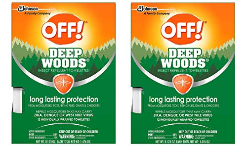 Product Cover OFF! Deep Woods Insect Repellent Wipes, 12 Towelettes (Pack of 2)