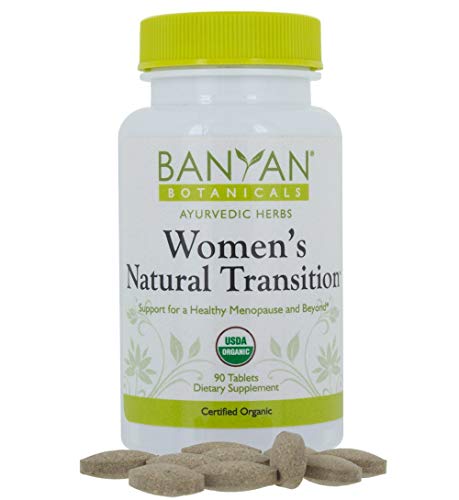 Product Cover Banyan Botanicals Women's Natural Transition - USDA Organic, 90 Tablets - Cooling & Soothing - Herbal Hotflash Relief for Menopause*