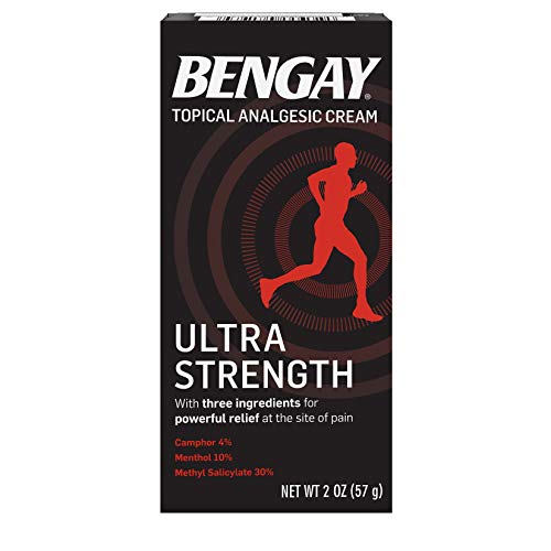 Product Cover Ultra Strength Bengay Pain Relief Cream, Topical Analgesic for Arthritis, Muscle, Joint & Back, 2 oz