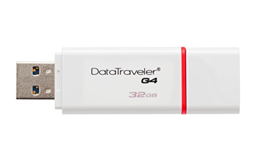 Product Cover Kingston Digital 32GB Data Traveler 3.0 USB Flash Drive, Red (DTIG4/32GBET)