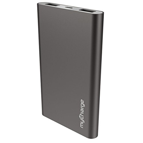 Product Cover myCharge RazorMax Portable Charger 6000mAh / 2.4A Dual USB Port External Battery Pack Power Bank for Cell Phones (Apple iPhone XS, XS Max, XR, X, 8, 7, 6, SE, 5, Samsung Galaxy, LG, Motorola, HTC)