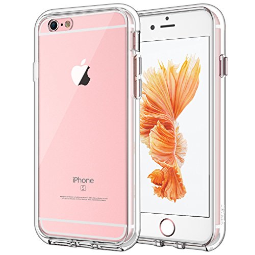 Product Cover JETech Case for Apple iPhone 6 Plus and iPhone 6s Plus 5.5-Inch, Shock-Absorption Bumper Cover, Anti-Scratch Clear Back, HD Clear