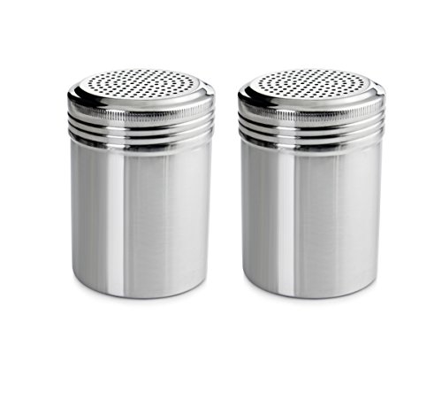 Product Cover New Star Foodservice 28478 Stainless Steel Dredge Shaker, 10-Ounce, Set of 2