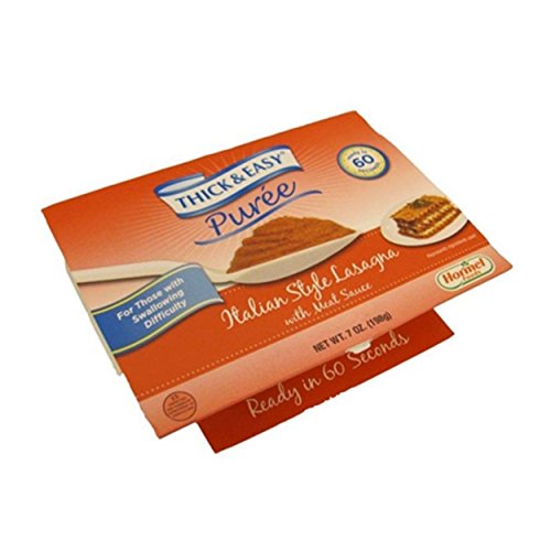 Product Cover (Item Number:66124) - THICK & EASY® Puree Italian Style Lasagna with Meat Sauce 7oz Bowls - 1/Case of 7