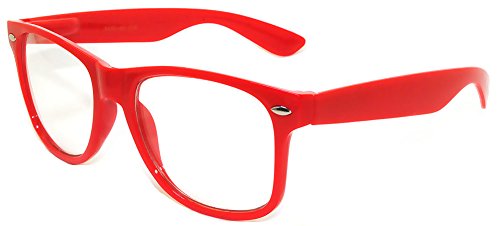 Product Cover 80's Style Classic Vintage Sunglasses Colored Frame Uv Protection for Mens or Womens