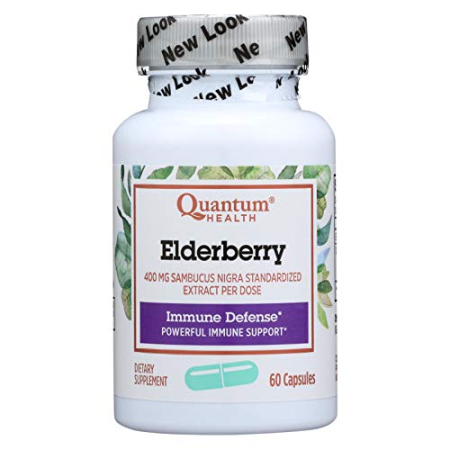 Product Cover Quantum Elderberry Immune Defense Extract - 400 mg - 60 Capsules