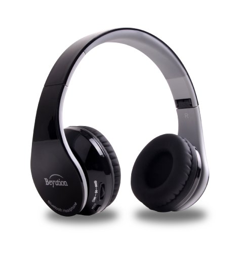 Product Cover Beyution V4.1 Bluetooth Headphones Wireless Foldable Hi-fi Stereo Headphone for Smart Phones & Tablets - Black