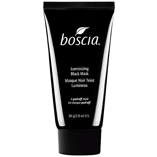 Product Cover boscia Luminizing Black Charcoal Mask  - Vegan, Cruelty-Free, Natural and Clean Skincare |  Activated Charcoal and Vitamin C Pore-Minimizing Peel-Off Mask, 2.8 oz
