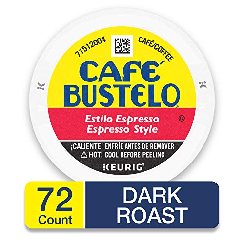 Product Cover Café Bustelo Espresso Coffee Pod Capsules for Espresso Machines, 72 Count