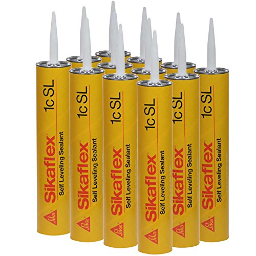Product Cover Sikaflex -1C SL High Performance (29 0z), Self-Leveling Polyurethane Sealant - Case of 12 Cartridges in Limestone