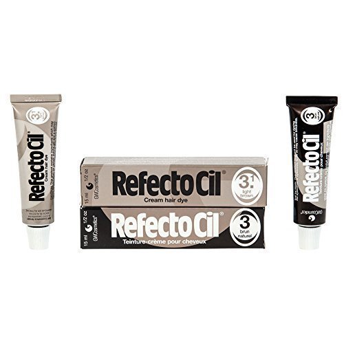 Product Cover Refectocil Twin Pack Light Brown and Natural Brown Cream Hair Dye, 15ml X 2