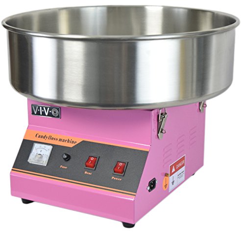 Product Cover VIVO Pink Electric Commercial Cotton Candy Machine, Candy Floss Maker (CANDY-V001)
