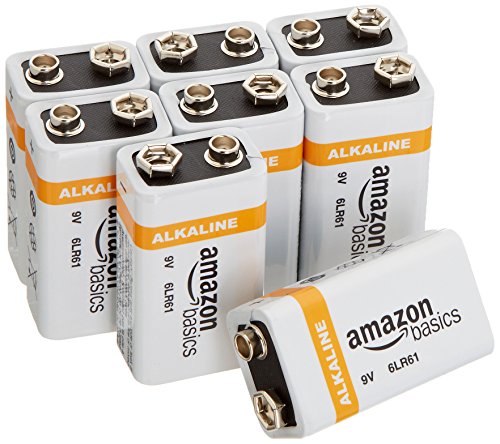 Product Cover AmazonBasics 9 Volt Everyday Alkaline Batteries (8-Pack)